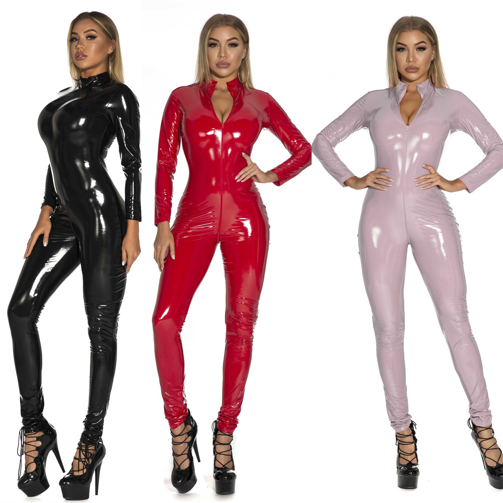 Women Sexy Shiny PU Faux Leath - đánh giá và giá Sewing Latex