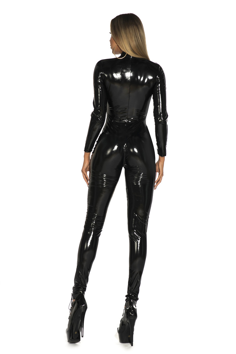 Women Sexy Shiny PU Faux Leath - đánh giá và giá Sewing Latex