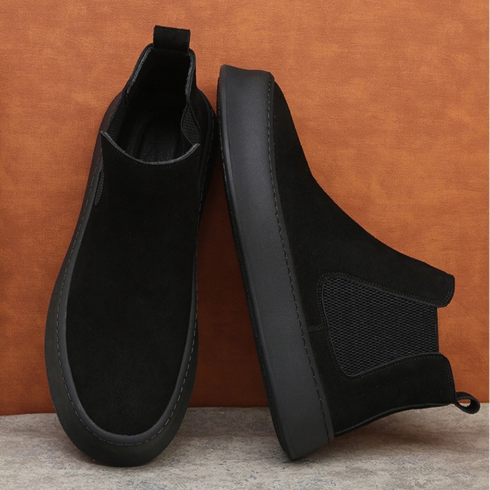 Leather Chelsea Boots for Man  - đánh giá và giá Sewing Latex