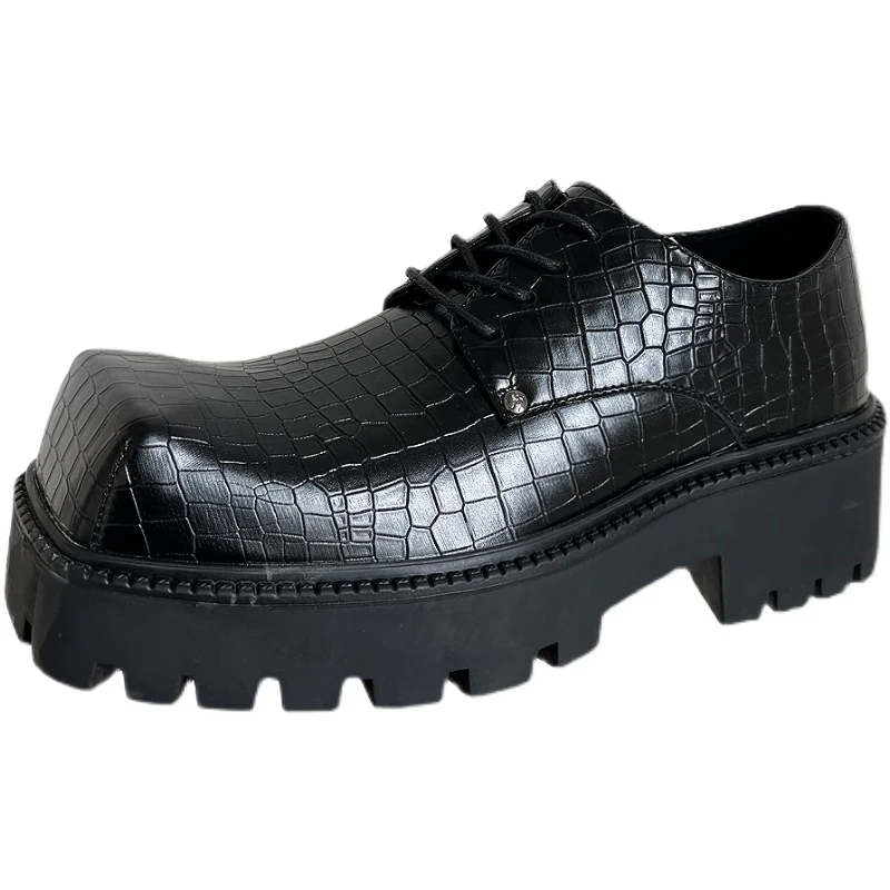 Men's Loafers Leather Motorcyc - đánh giá và giá Sewing Latex