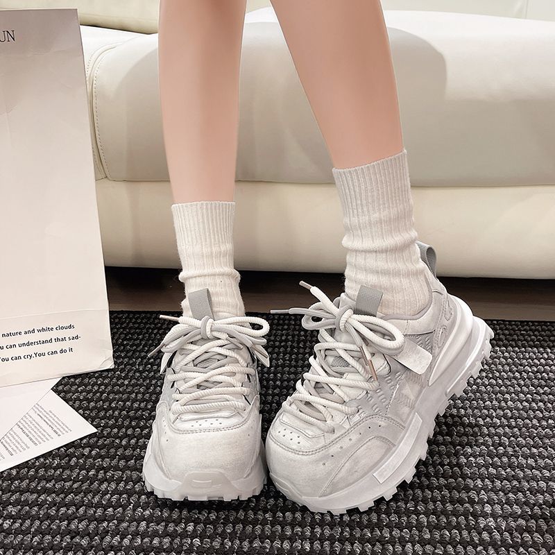 Autumn Vintage Chunky Sneakers - đánh giá và giá Sewing Latex