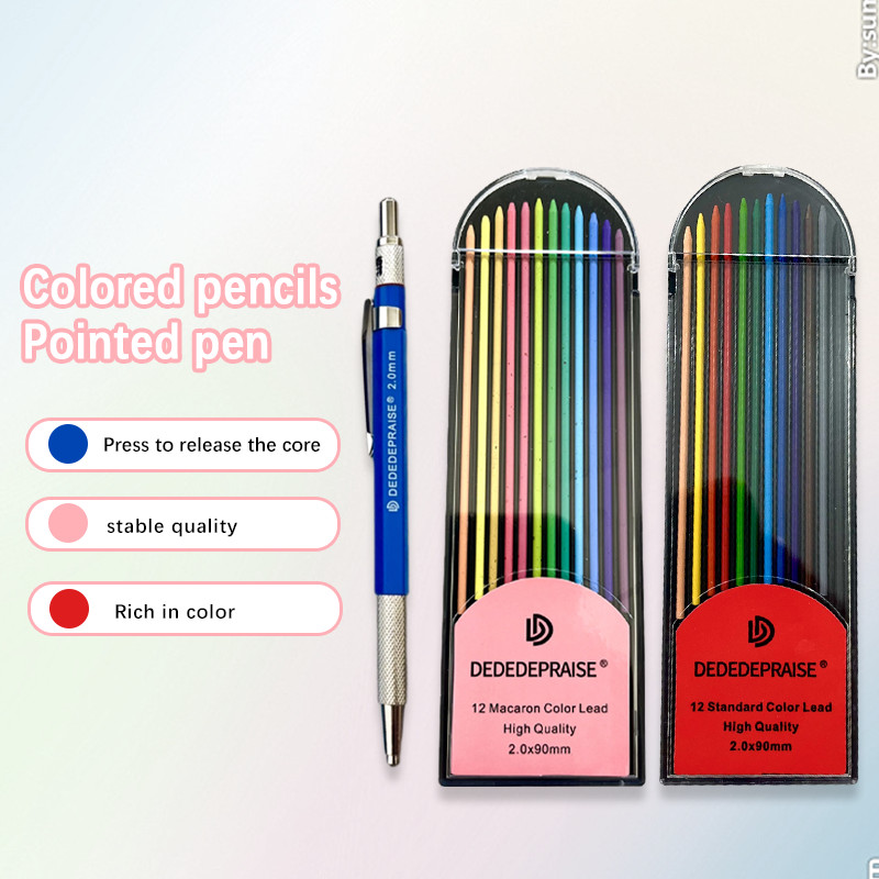 12/24 Colored Leads 2.0mm Mech - đánh giá và giá Staedtler Pencil Lumocolor
