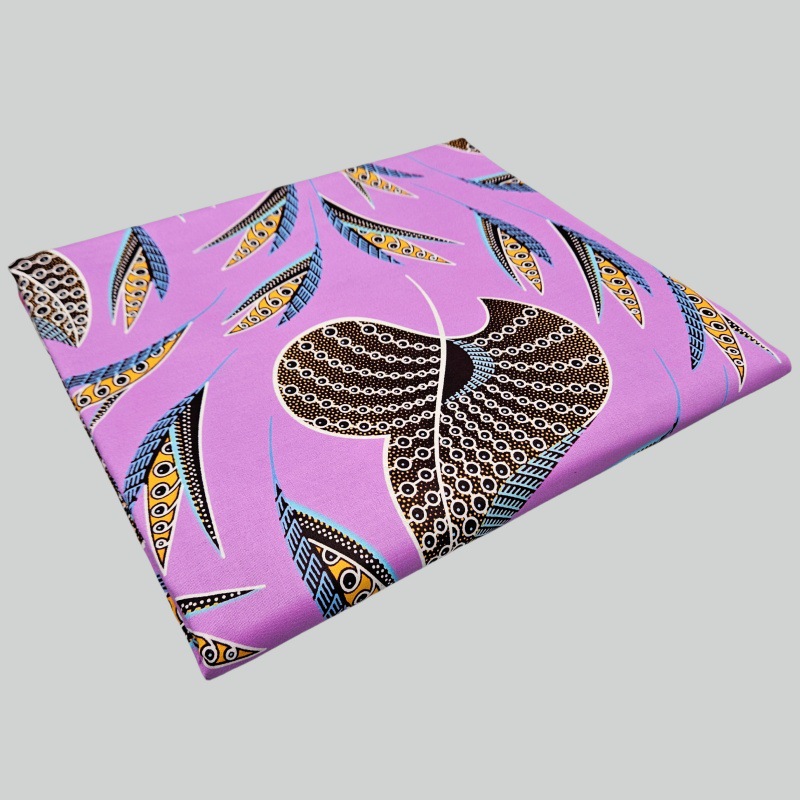 46Inch * 6Yards Purple African - đánh giá và giá Sewing Batik Fabric