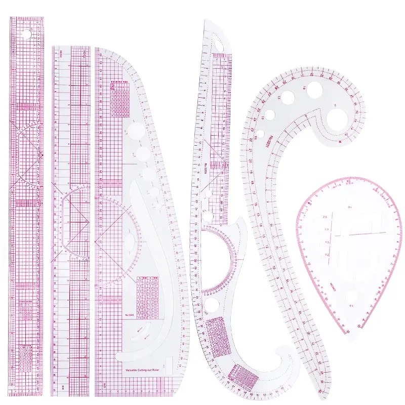 6PCS French Curve Ruler Soft P - đánh giá và giá Sewing Gauge Ruler