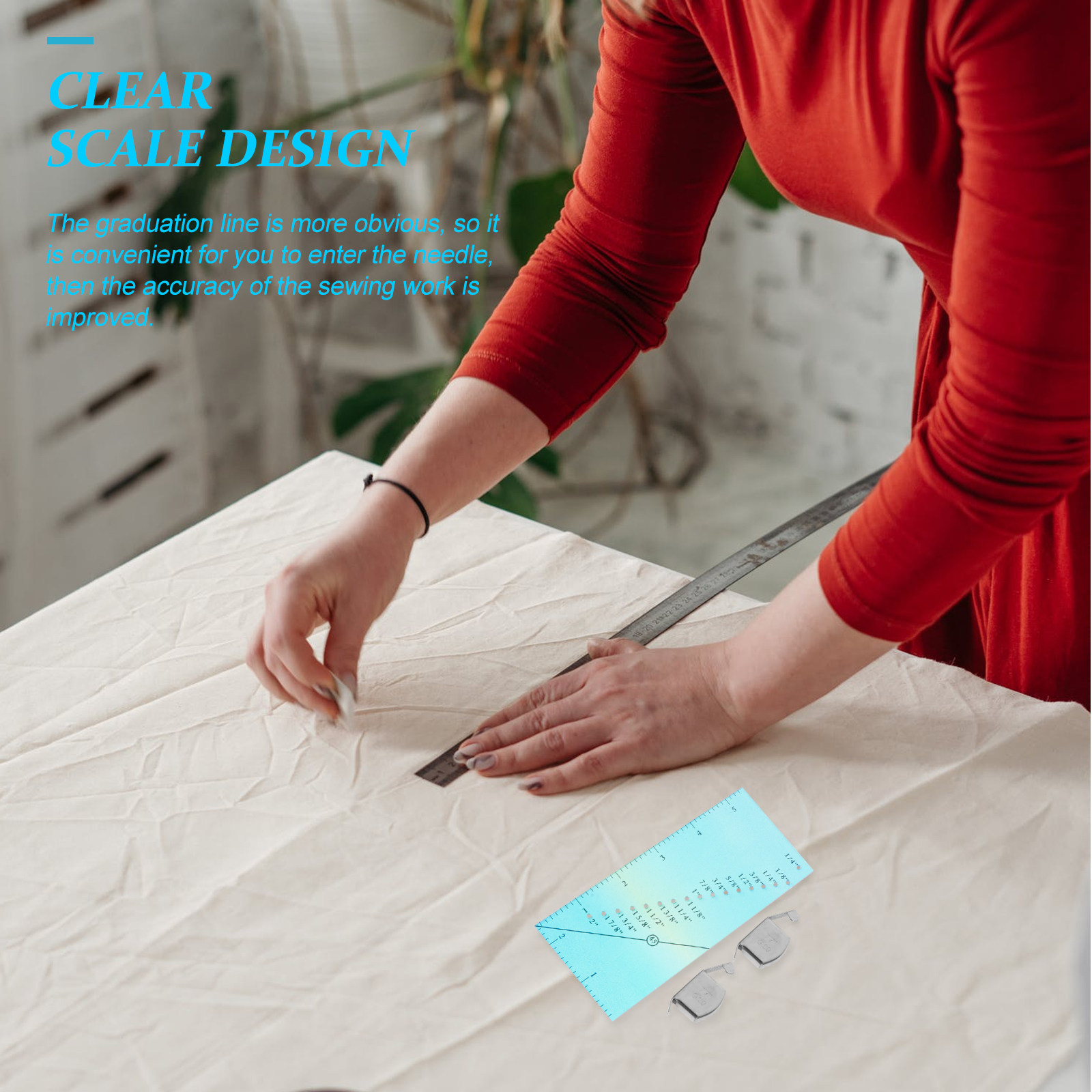 1 set Seam Plastic DIY Patchwo - đánh giá và giá Sewing Gauge Ruler