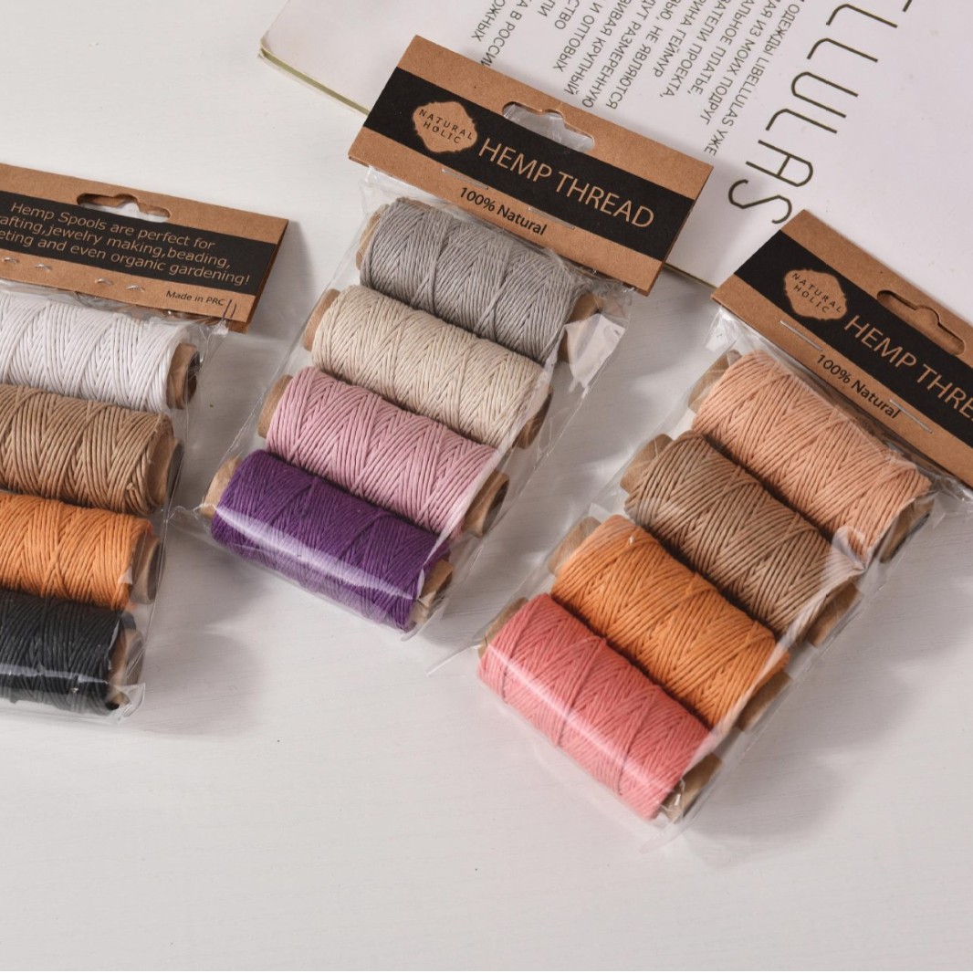 4pcs Colorful Hemp Waxed Threa - đánh giá và giá Sewing Thread In Textile