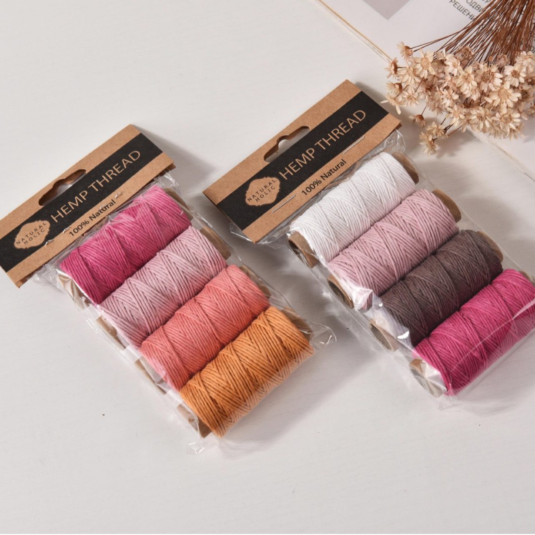 4pcs Colorful Hemp Waxed Threa - đánh giá và giá Sewing Thread In Textile