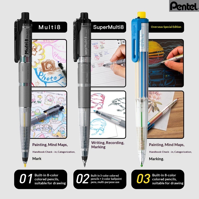 Original Japan Pentel Art Mult - đánh giá và giá Staedtler Pencil Lumocolor