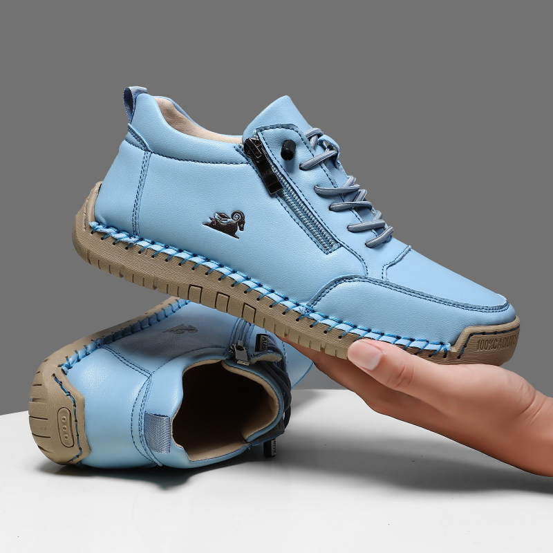 Women's Sneakers Handmade Leat - đánh giá và giá Sewing Latex