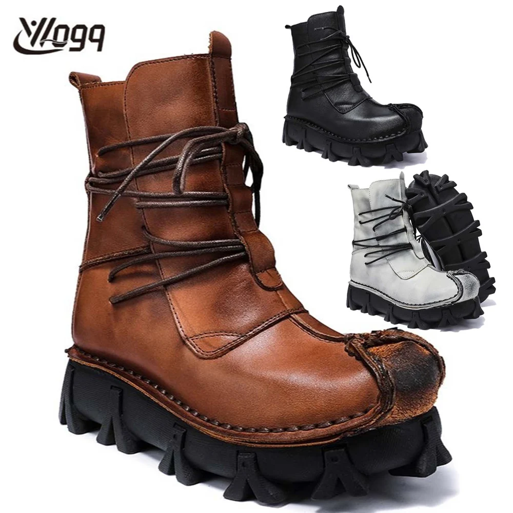 Men's Genuine Leather Skull Bo - đánh giá và giá Sewing Latex